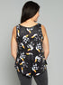 The Tie Back Tank - Toucan / Mini Dot